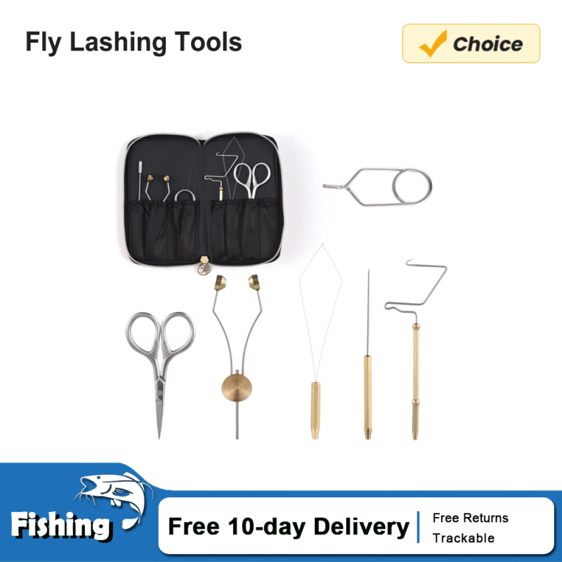 Fishing Lure Making Kit - Fly Tying Tools Combo Kit Whip