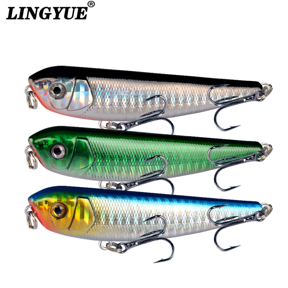 Fishing Lure Topwater - LINGYUE 1PCS Hard Pencil Fishing Lure