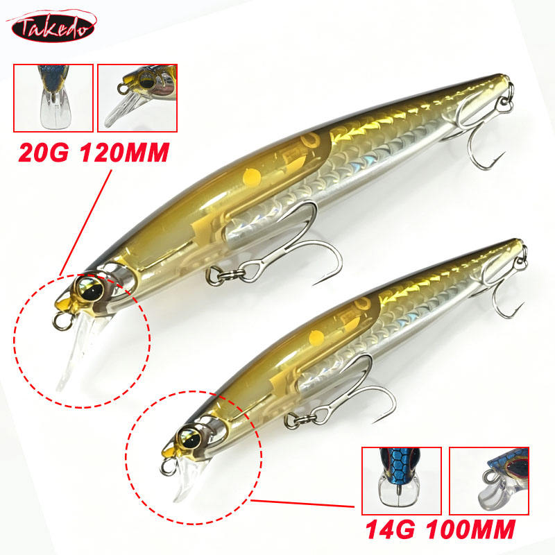 TAKEDO 14G  20G Sea Fishing Lu - Fishing Lure Jerkbait recension och pris