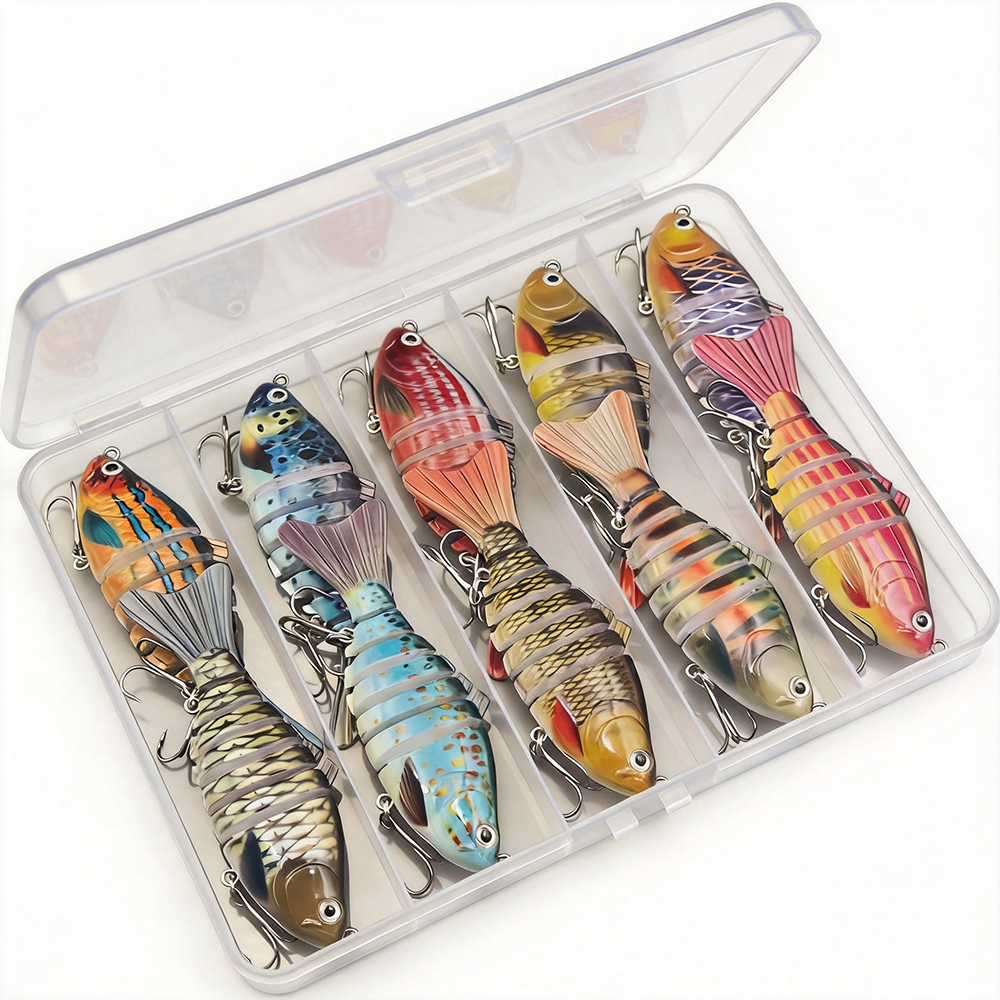 10 pcs Multi-Joint Swimbait Fi - Fishing Lure Popper recension och pris