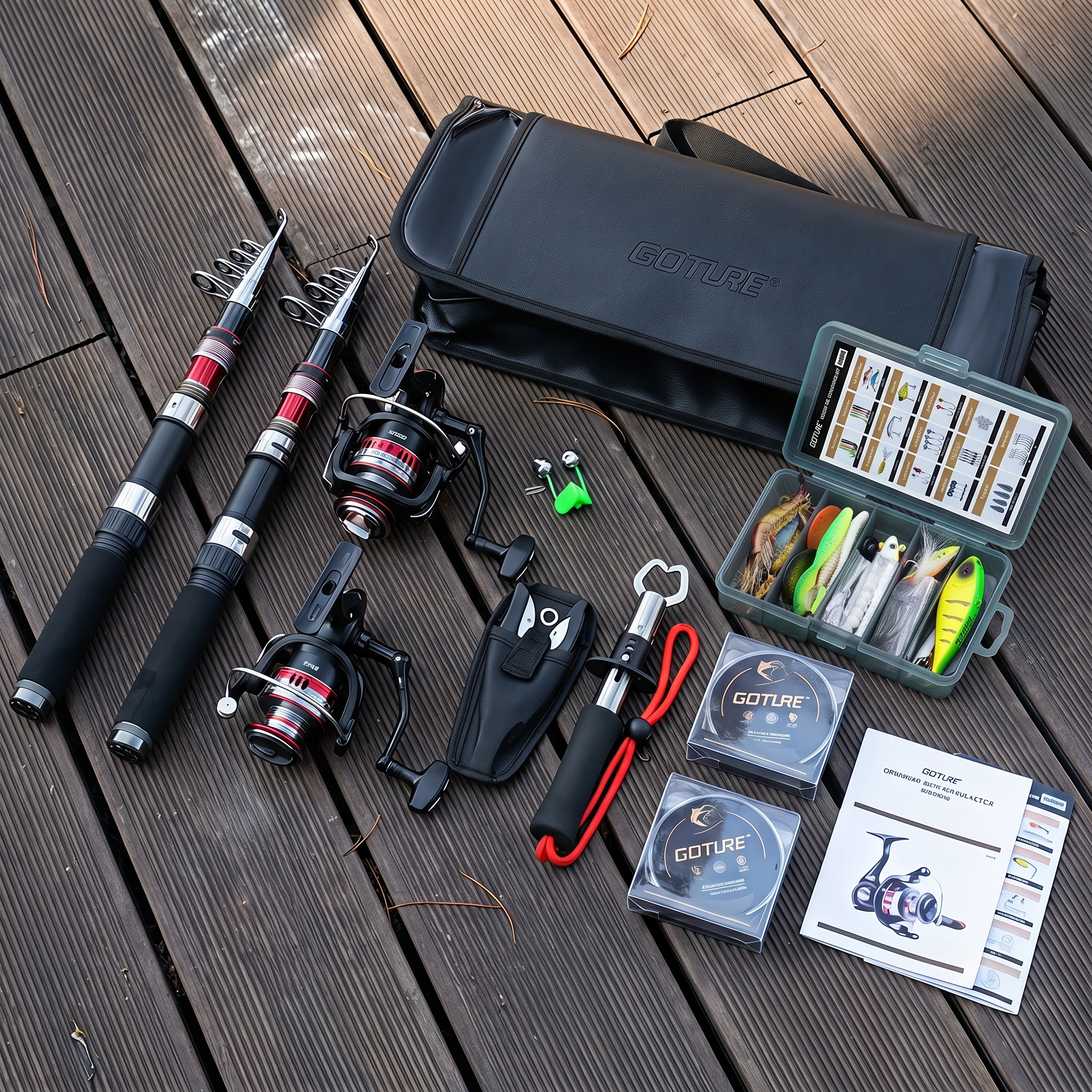 Goture Telescopic Fishing Rod  - Fishing Lure Spinner recension och pris