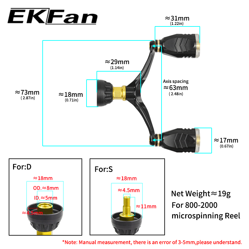 EKFan 73mm Aluminum Alloy Micr - Fishing Lure Spinner recension och pris