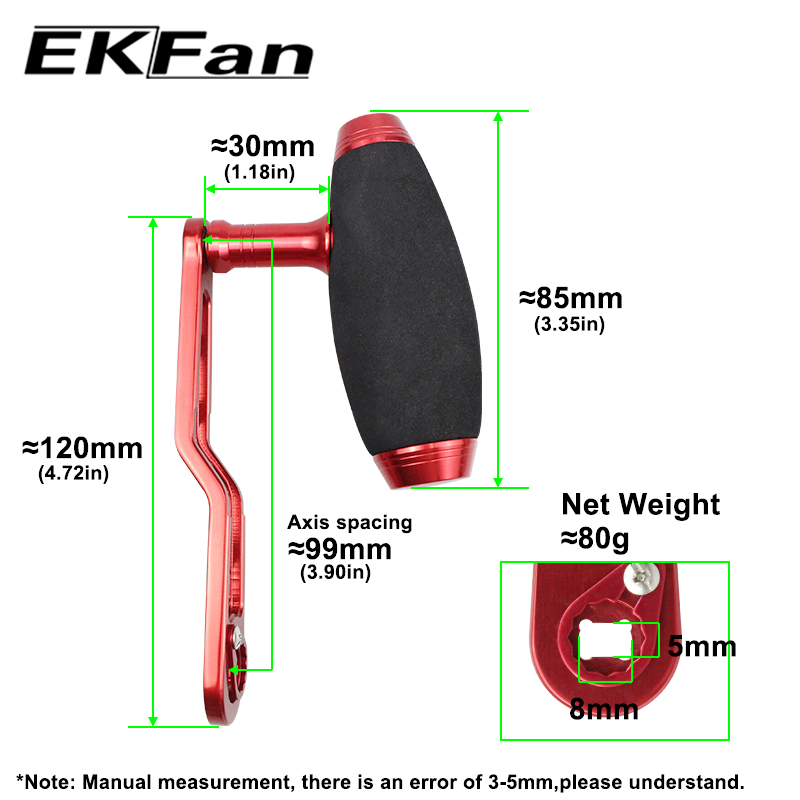 EKFan 120MM Aluminum Alloy Typ - Fishing Lure Jig recension och pris