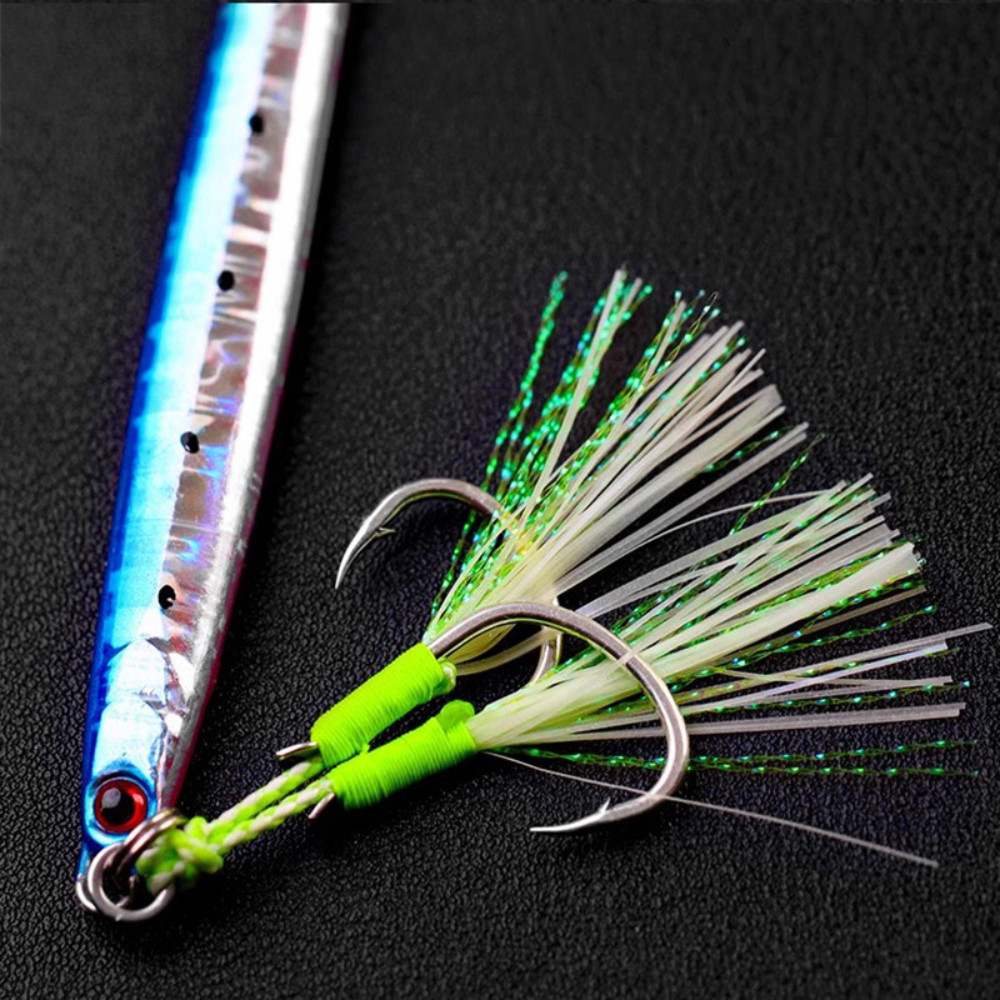 Luminous Fishing Hook 1/0-4/0  - Fishing Lure Jig recension och pris