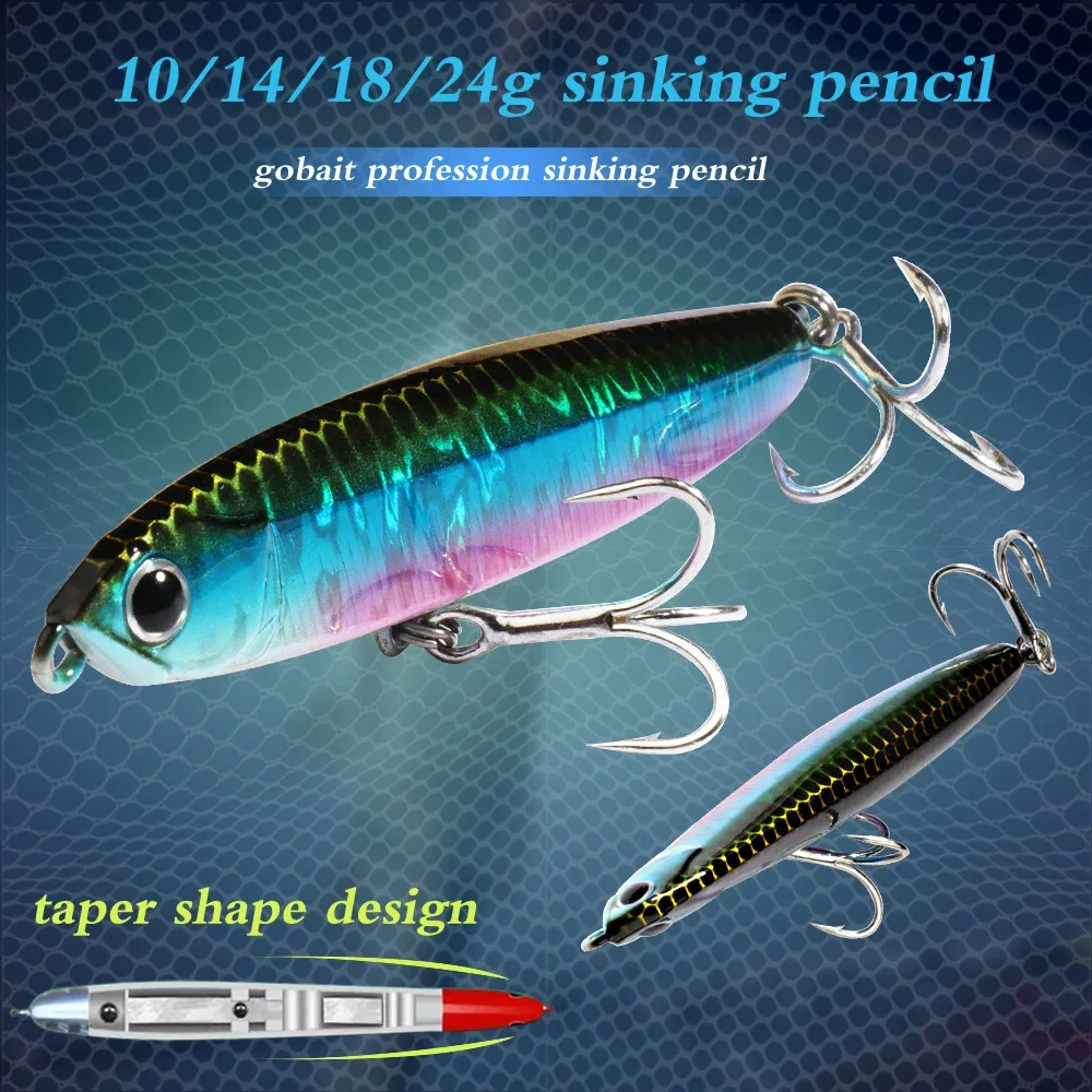 GOBAIT Sinking Pencil Bait 10g - Fishing Lure Popper recension och pris