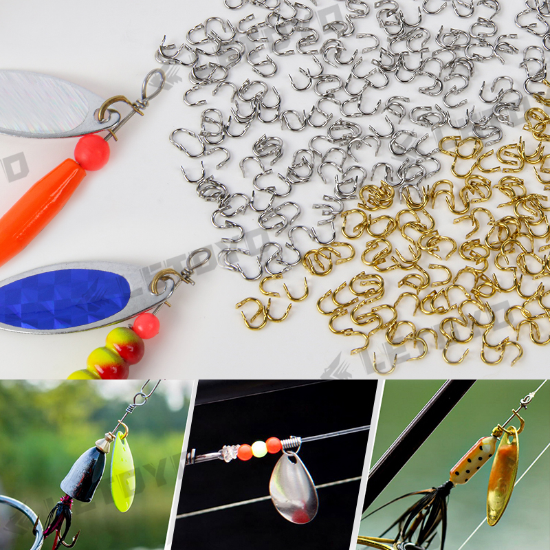LETOYO 100pcs Folded Clevises  - Fishing Lure Making Kit recension och pris