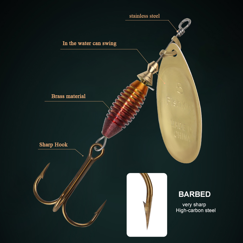 Metal Fishing Lure 4g 4.8g 7g  - Fishing Lure Spinnerbait recension och pris