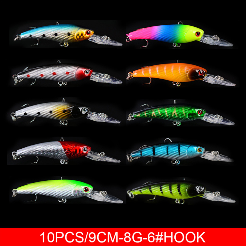 20pcs/lot Minnow Fishing Lures - Fishing Lure Topwater recension och pris