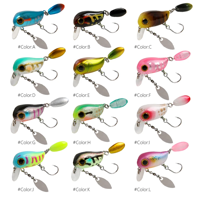 Floating Micro Crankbaits 30mm - Fishing Lure Topwater recension och pris