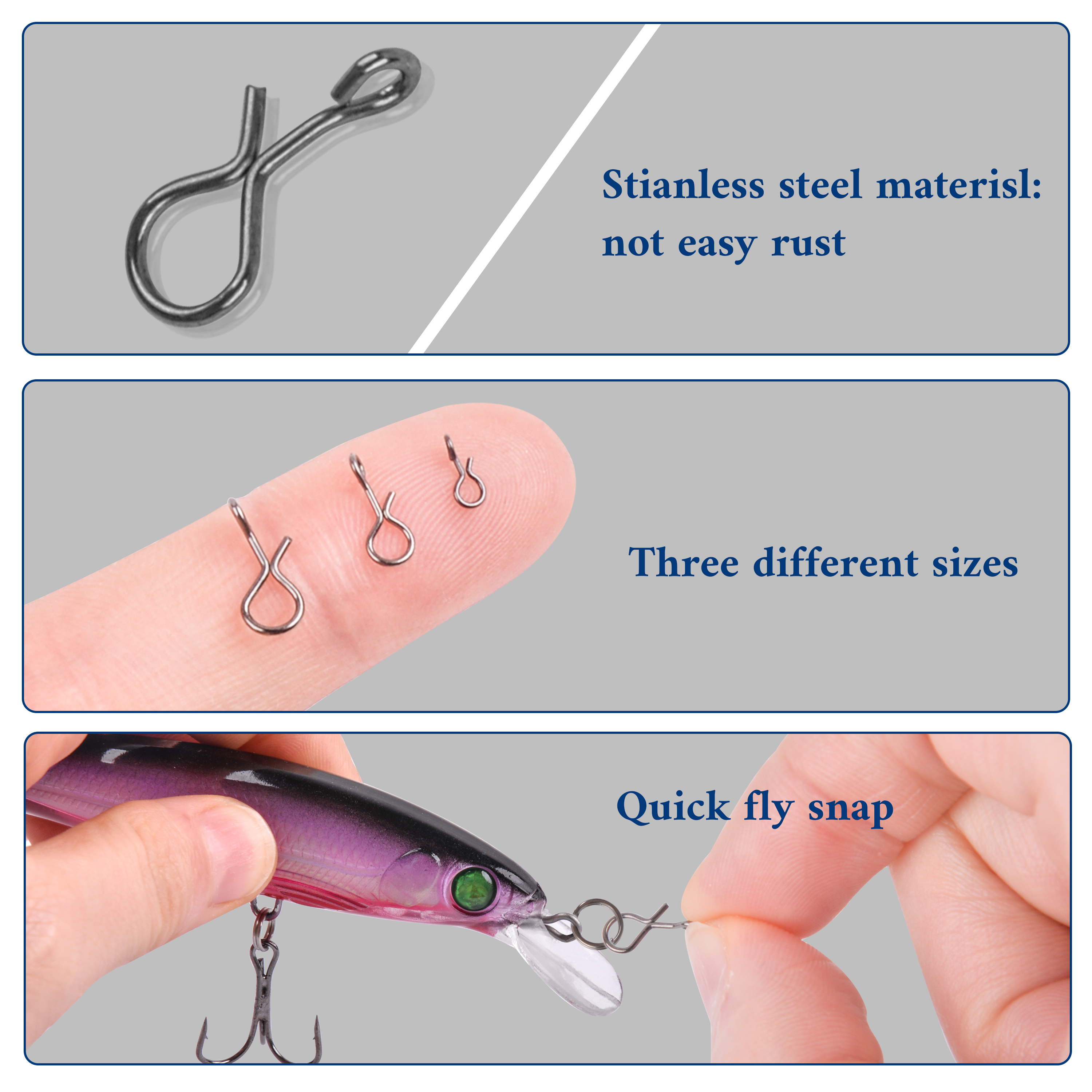 300pcs/box Saltwater Quick Cha - Fishing Lure Box recension och pris