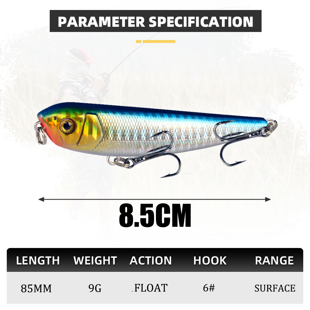 LINGYUE 1PCS Hard Pencil Fishi - Fishing Lure Topwater recension och pris