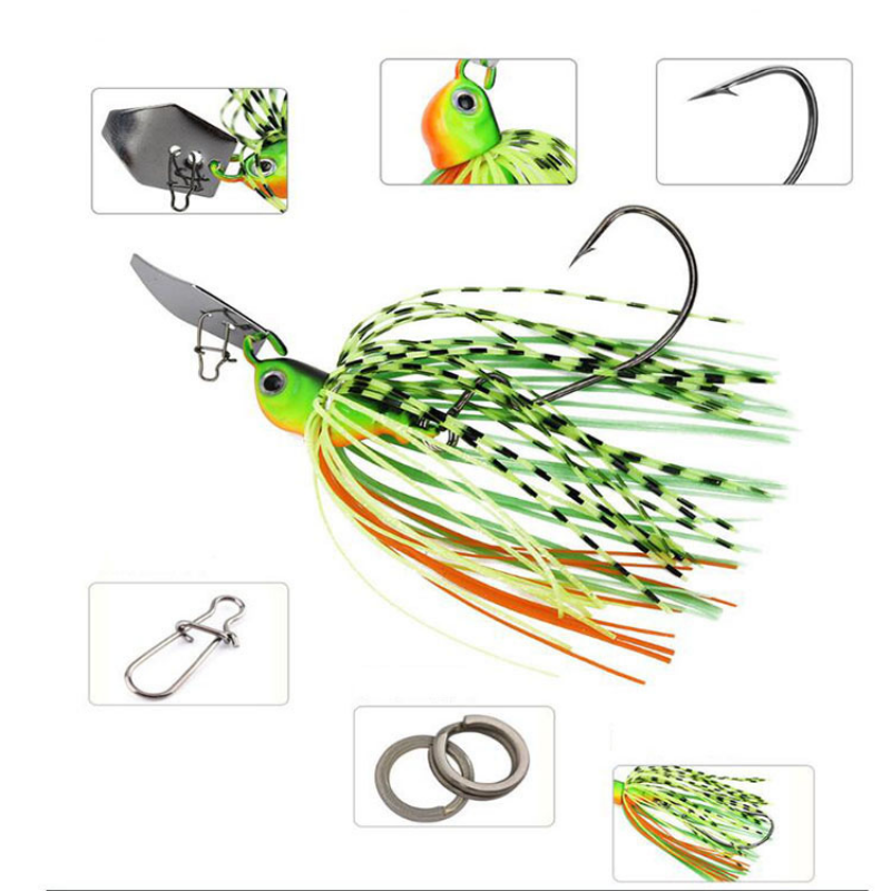 Chatter Bait 7g 9g 11g 14g 21g - Fishing Lure Buzzbait recension och pris