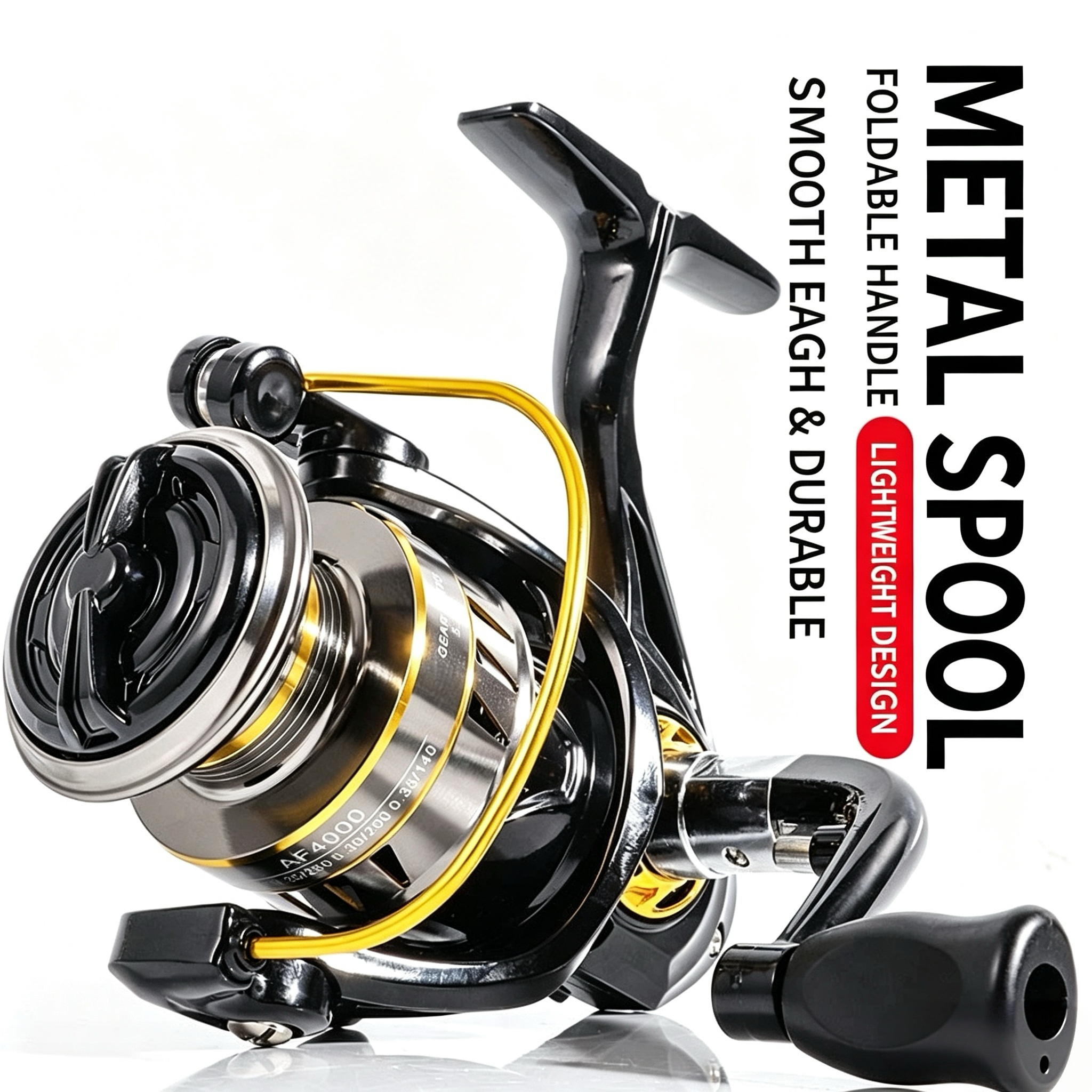 Full Metal Spinning Reel, Long - Fishing Lure Accessories recension och pris