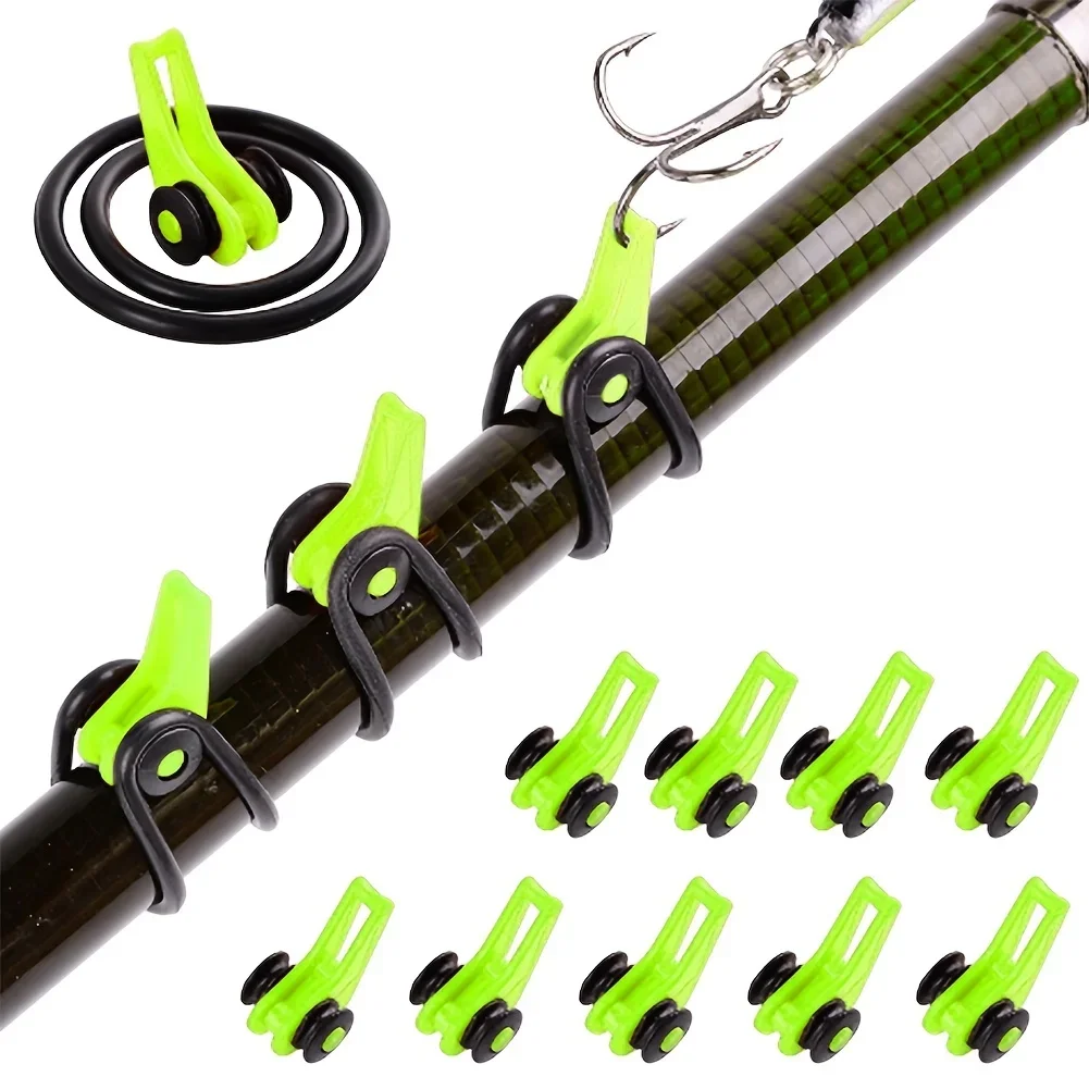 10pcs/lot Fishing Rod Pole Hoo - Fishing Lure Jig recension och pris