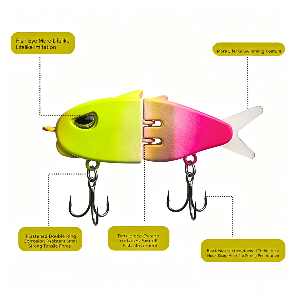 6.2cm 6.5g Swimbait Fishing Lu - Fishing Lure Topwater recension och pris