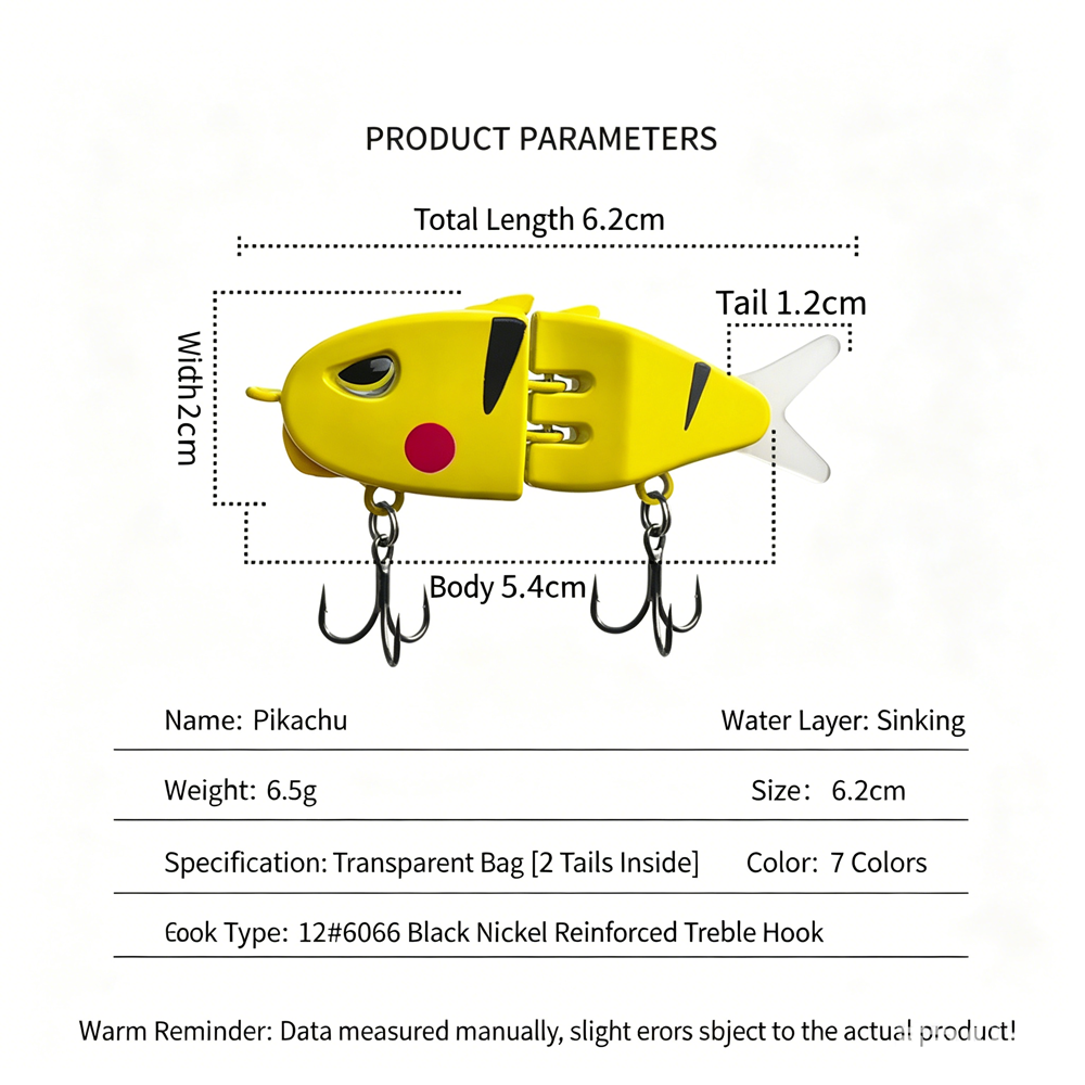 6.2cm 6.5g Swimbait Fishing Lu - Fishing Lure Topwater recension och pris
