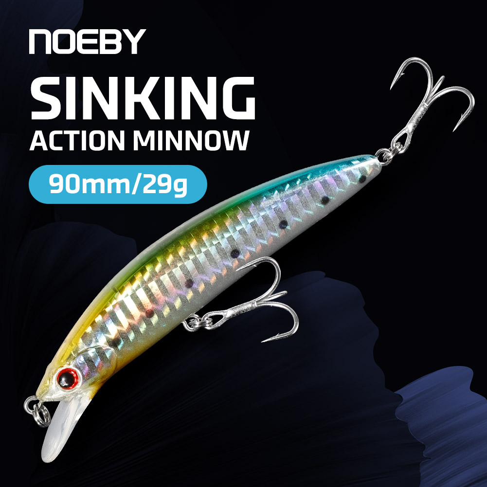 NOEBY Sinking Minnow Lure 90mm - Fishing Lure Jerkbait recension och pris
