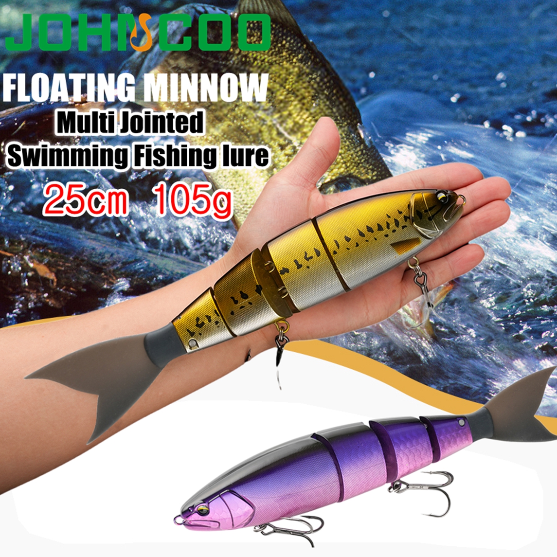 Johncoo Jointed Fishing Lure 2 - Fishing Lure Popper recension och pris