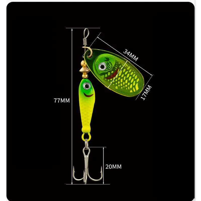 9.1g 7cm Sequins Iscas Artific - Fishing Lure Spinnerbait recension och pris