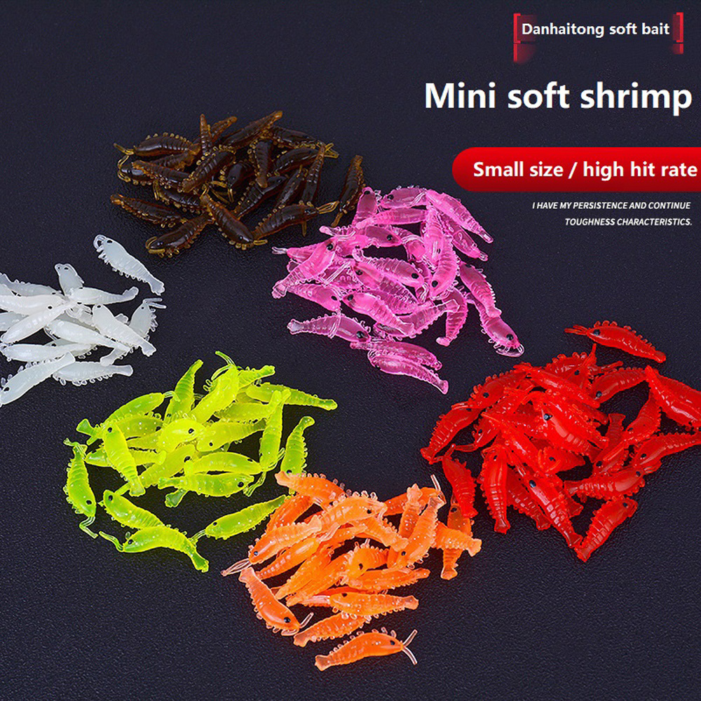 10-50pcs/lot Shrimp Bait Soft  - Fishing Lure Soft Plastic recension och pris