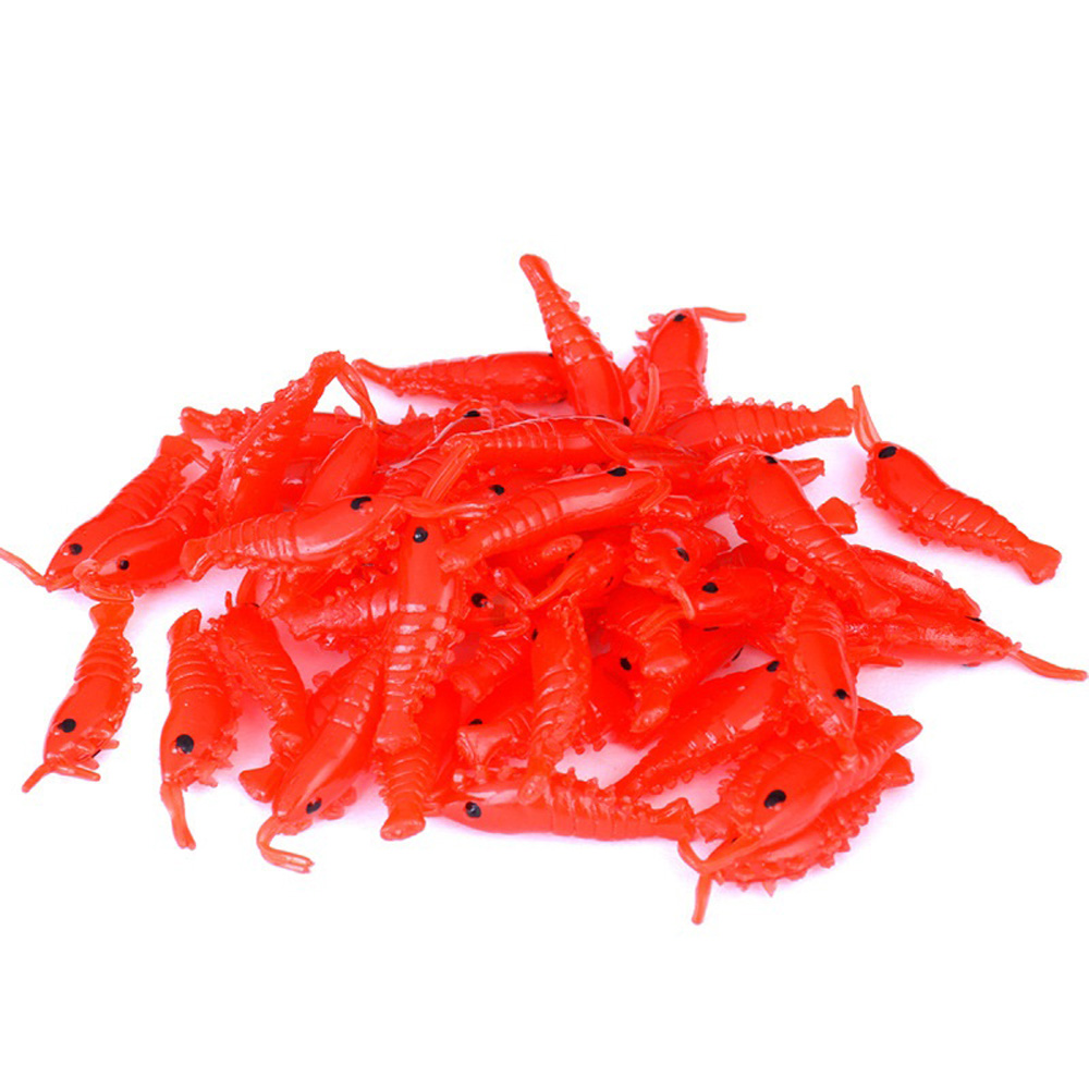 10-50pcs/lot Shrimp Bait Soft  - Fishing Lure Soft Plastic recension och pris